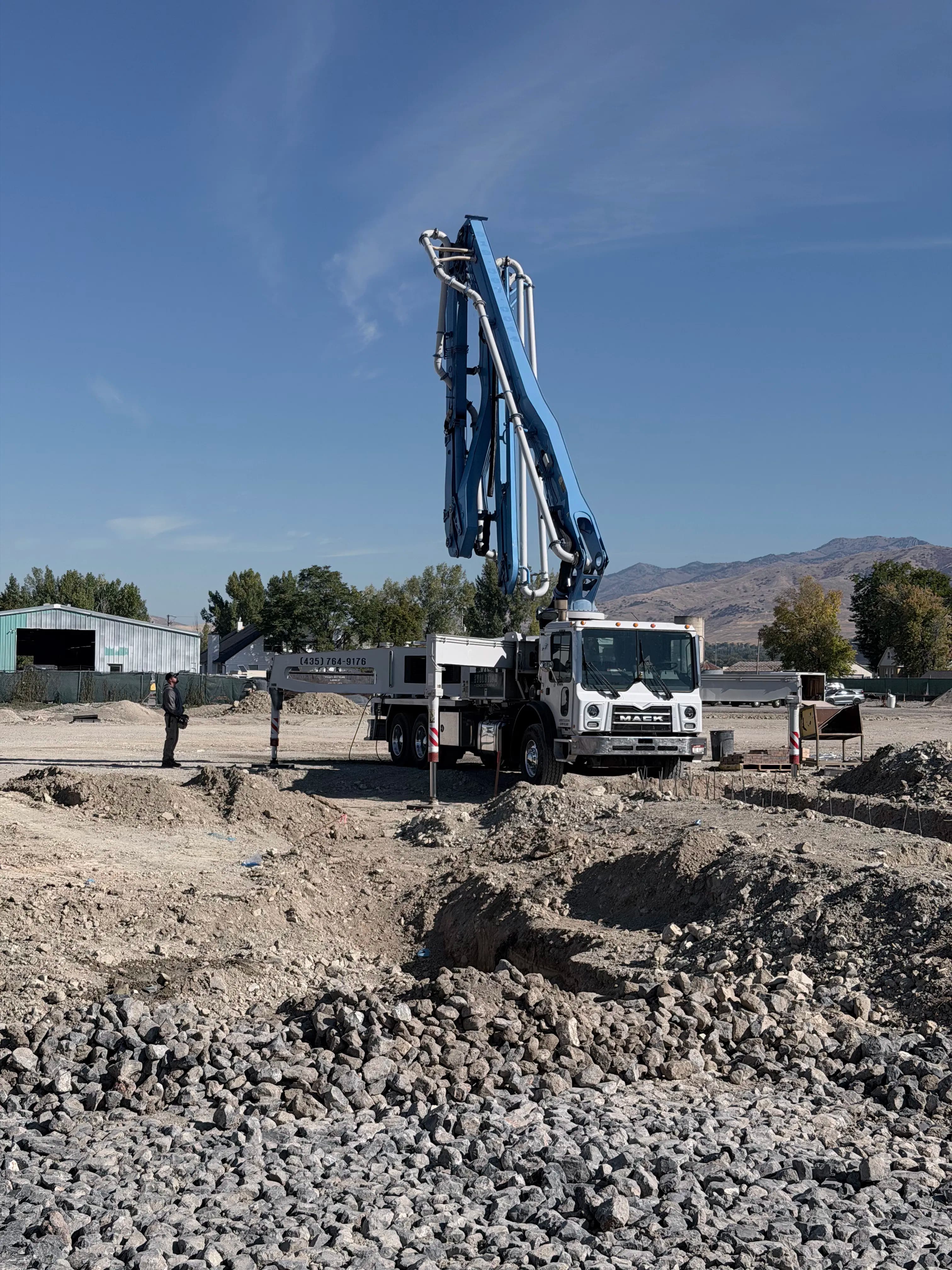 Project Boom Pumping Footings and Foundation for a New Commercial Complex in North Logan image