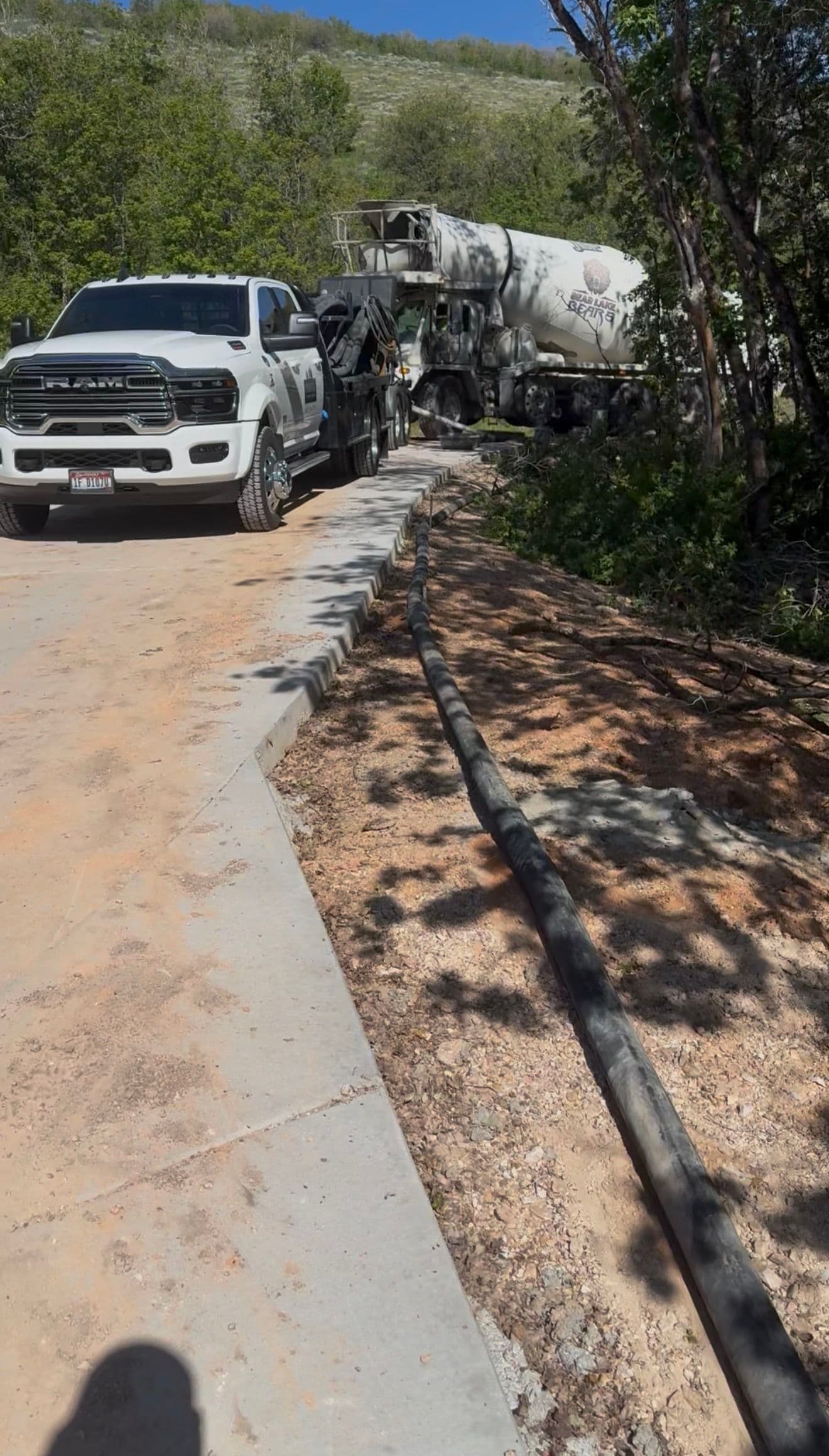 Gallery photos for Concrete Line Pumping at Bear Lake Gets the Job Done: Image #2