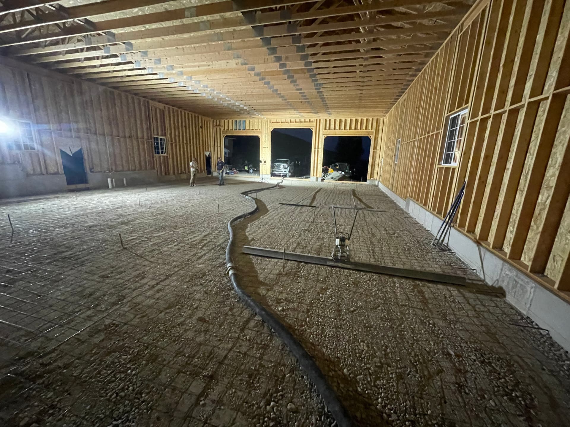 Shop Slab Pour Done Right with a Line Pump image