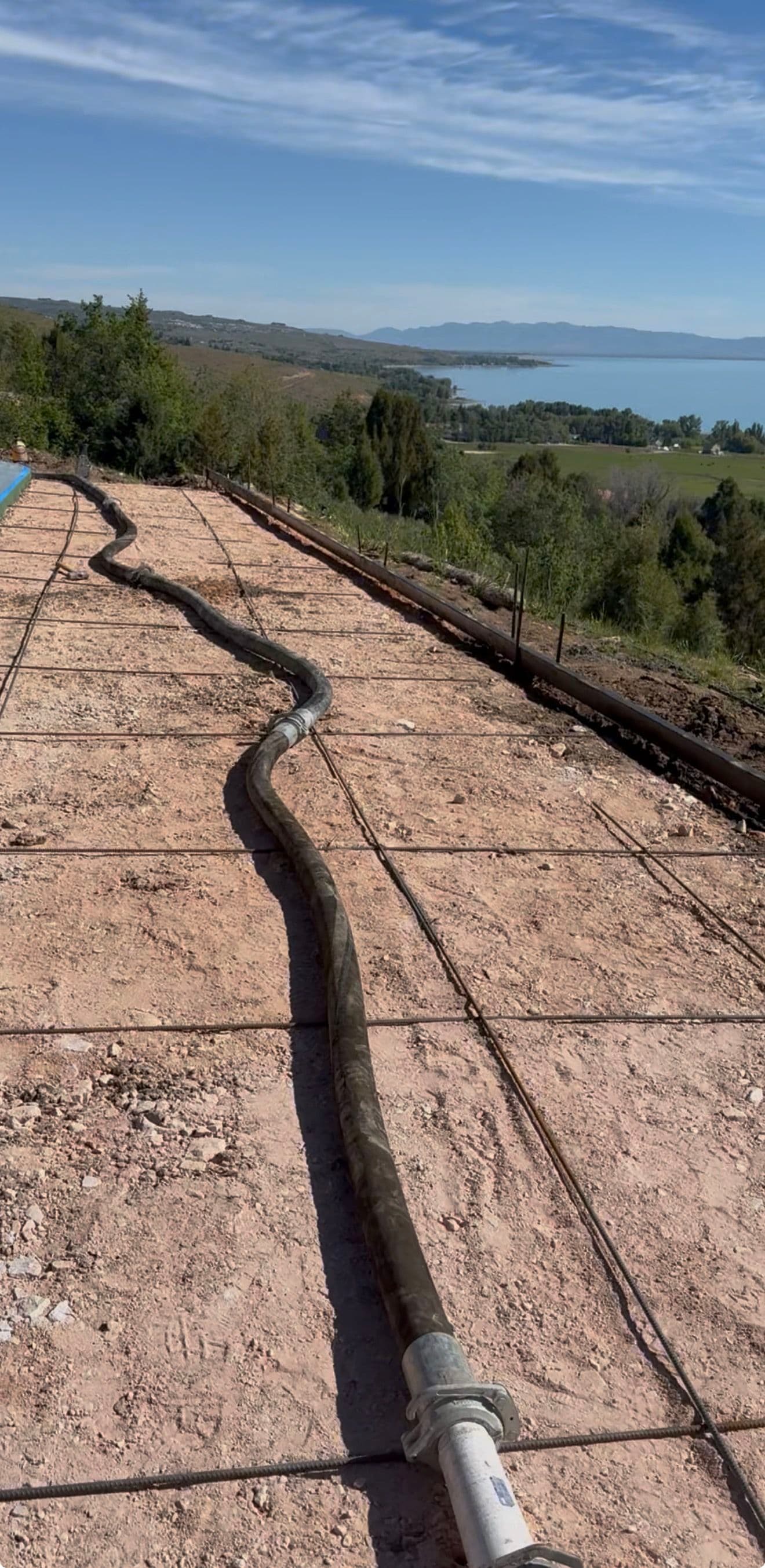 Concrete Line Pumping at Bear Lake Gets the Job Done image