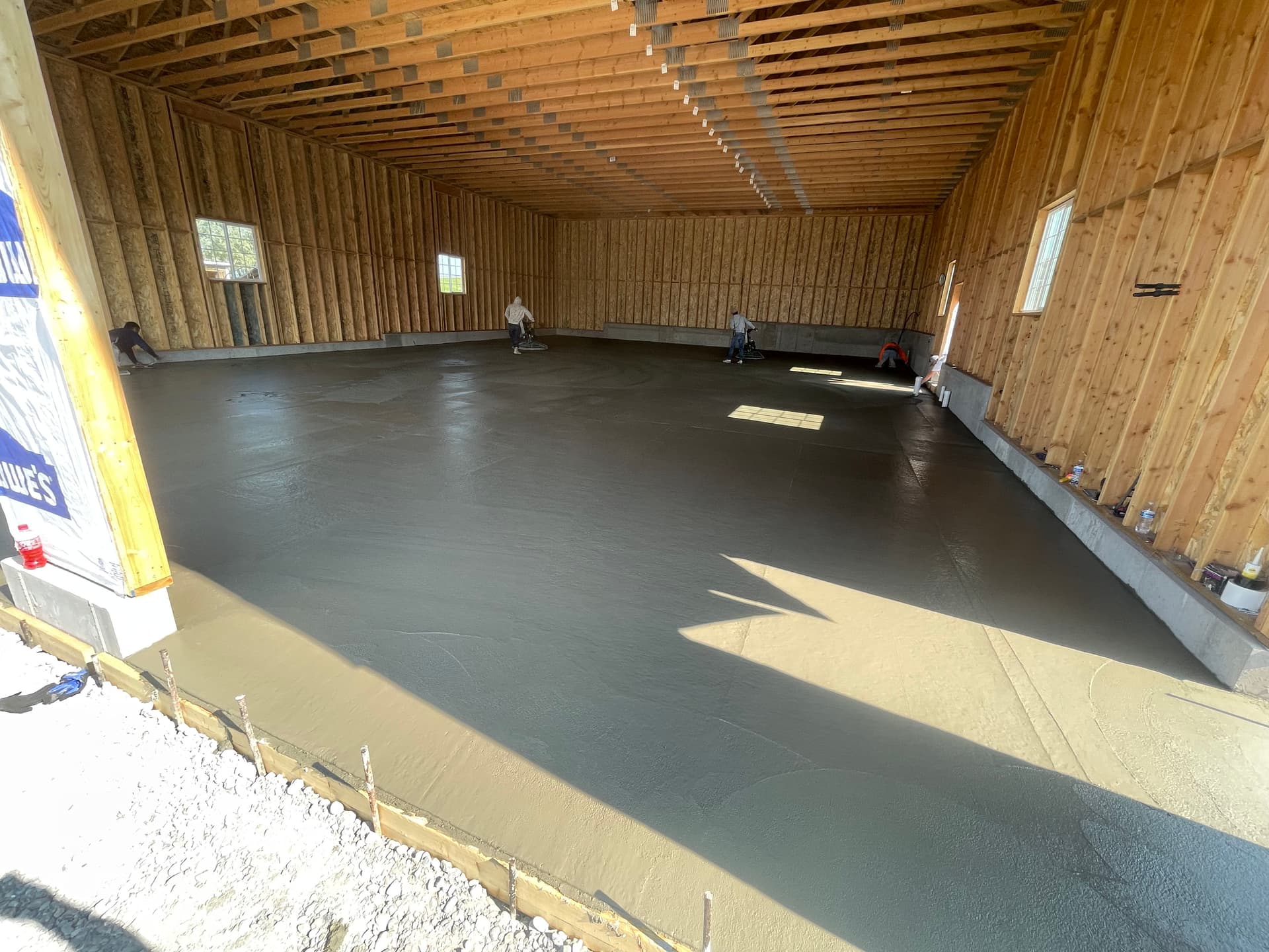Gallery photos for Shop Slab Pour Done Right with a Line Pump: Image #1