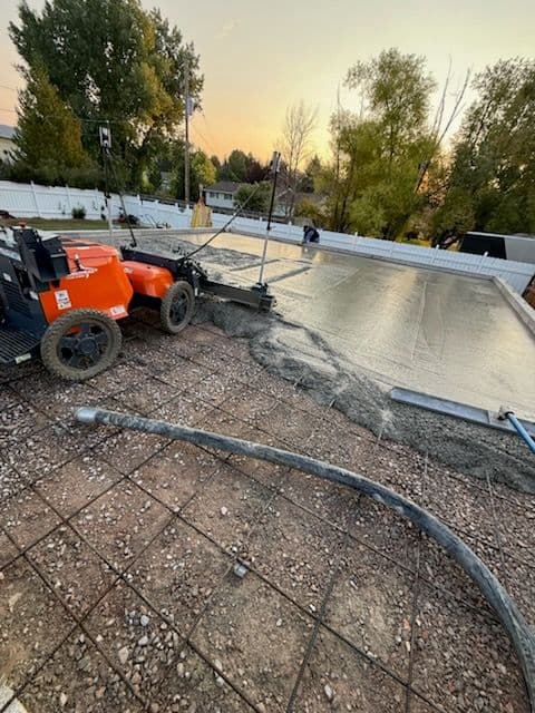 Effortless Backyard Shop Foundation in Soda Springs image