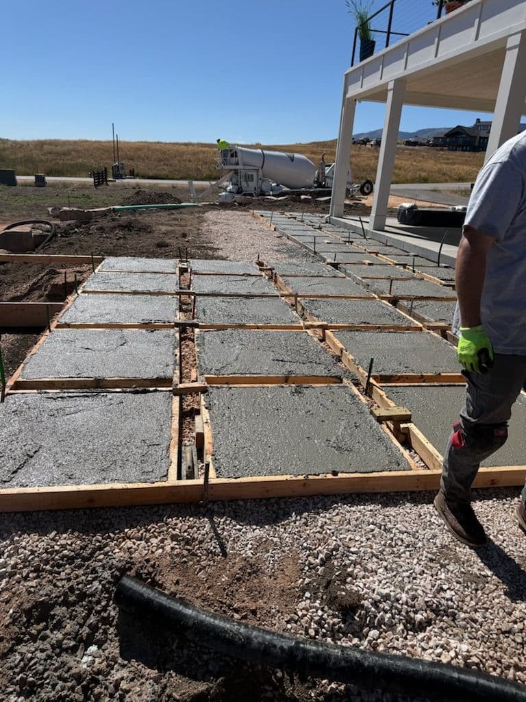 Sturdy Concrete Pathway Creation with Evolution image