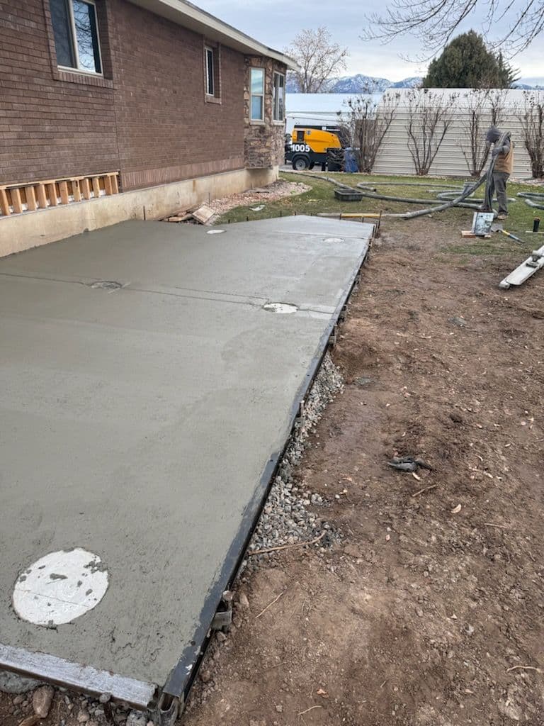 Project Backyard Concrete Patio in Cache Valley image