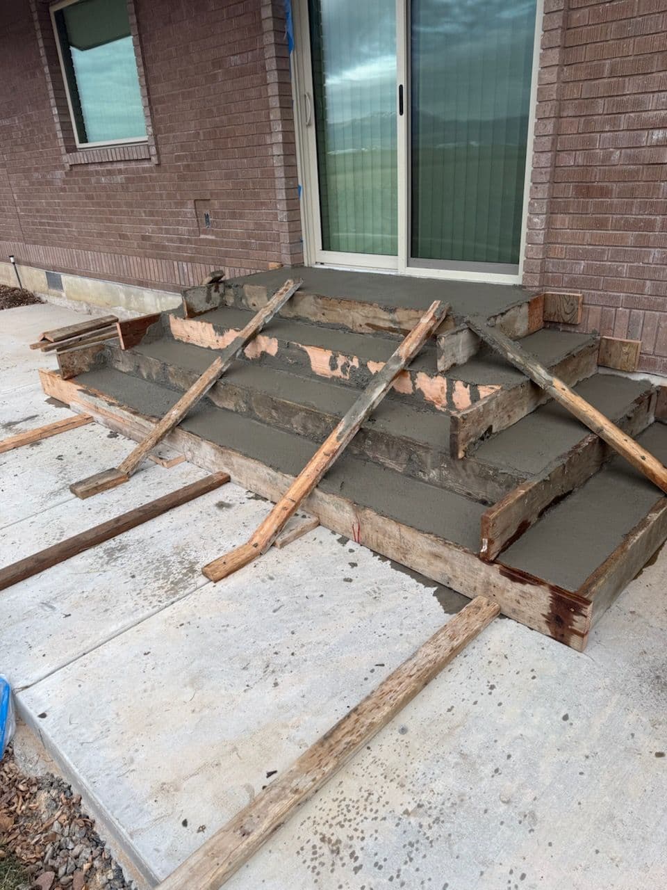 Gallery photos for New Concrete Steps in Cache Valley: Image #1