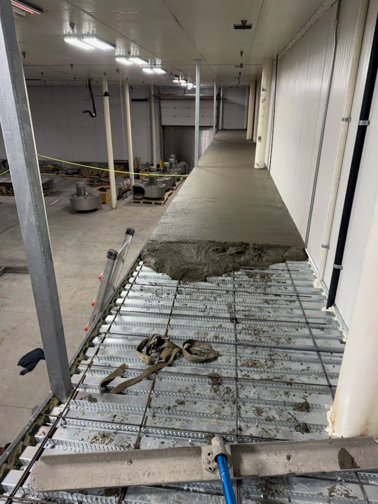 Concrete Mezzanine Construction in Richmond Utah