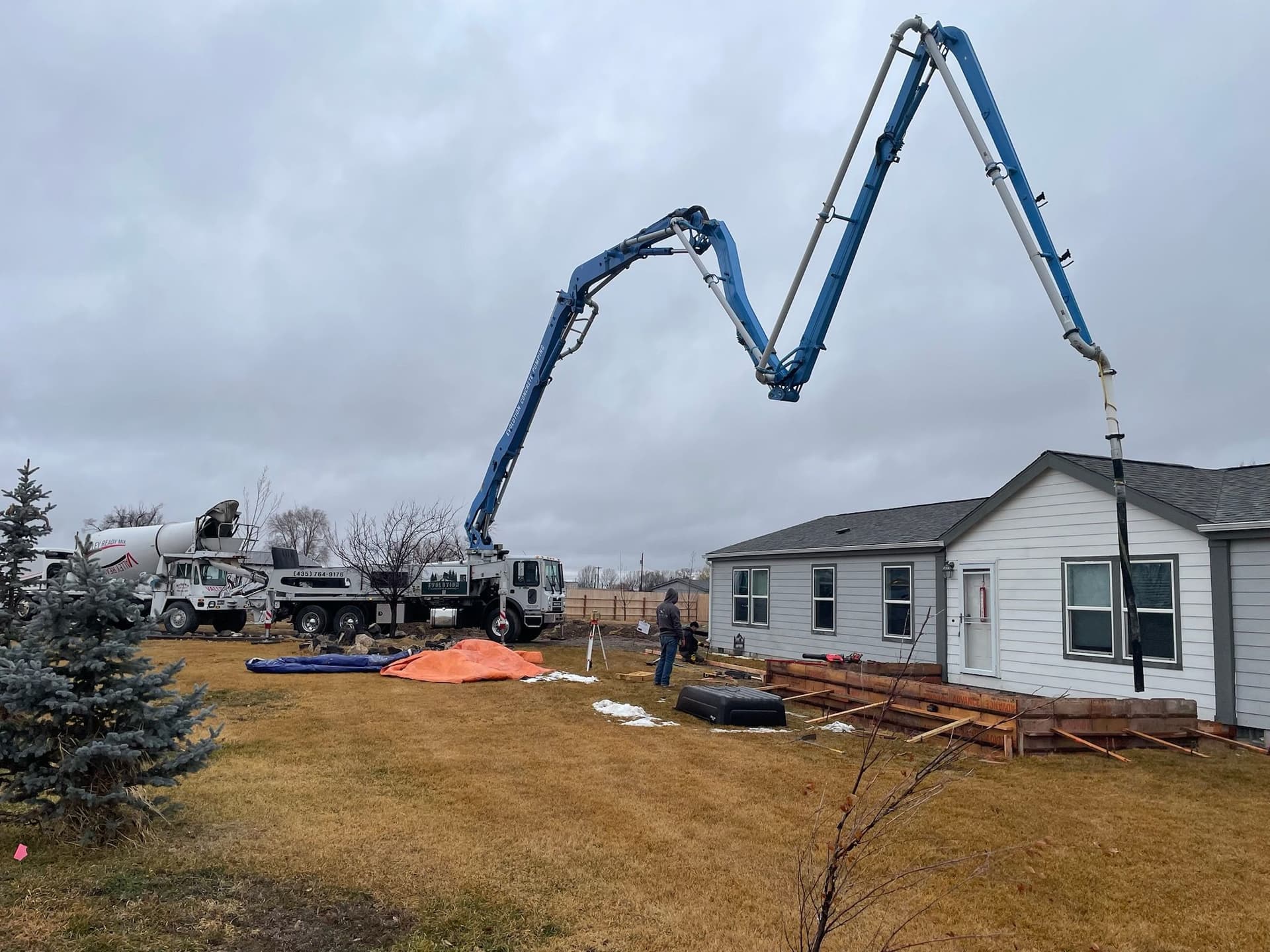 Footings for a New Porch in Blackfoot ID